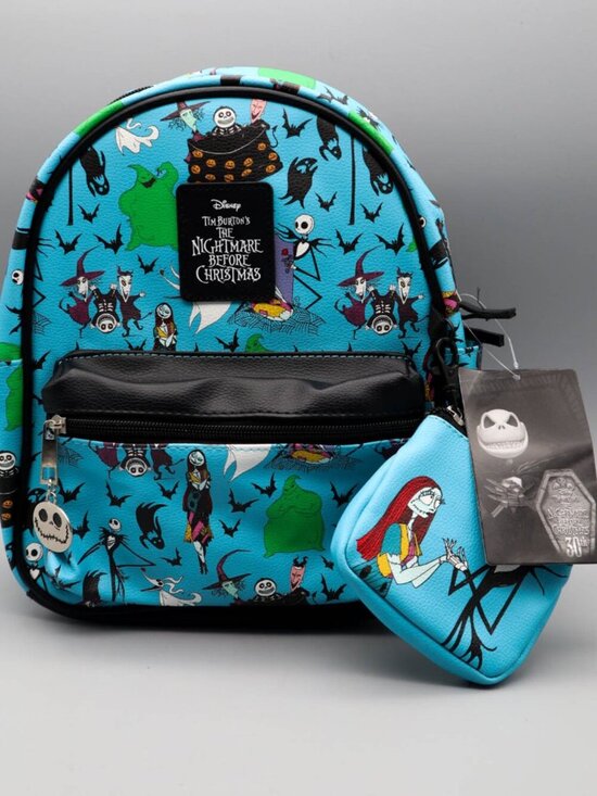 Disney Handbags - Disney The Nightmare Before Christmas Mini Backpack Purse 30th Anniversary NEW